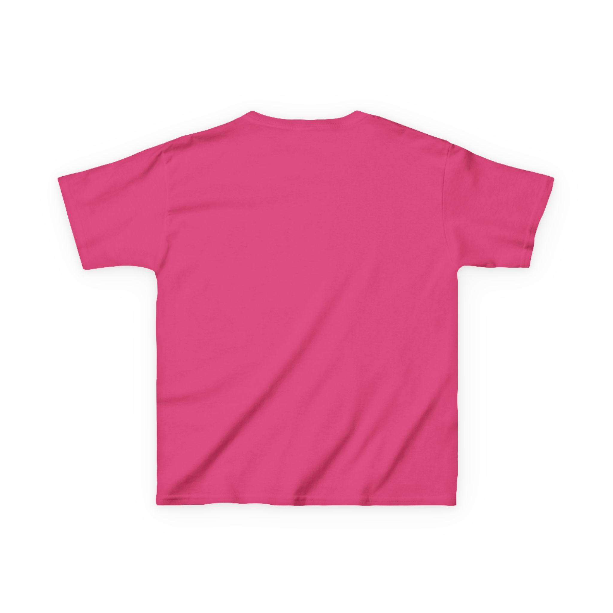 Kids Tee — Pink Initial 'M' with 'Jassy Made It' Gold Script