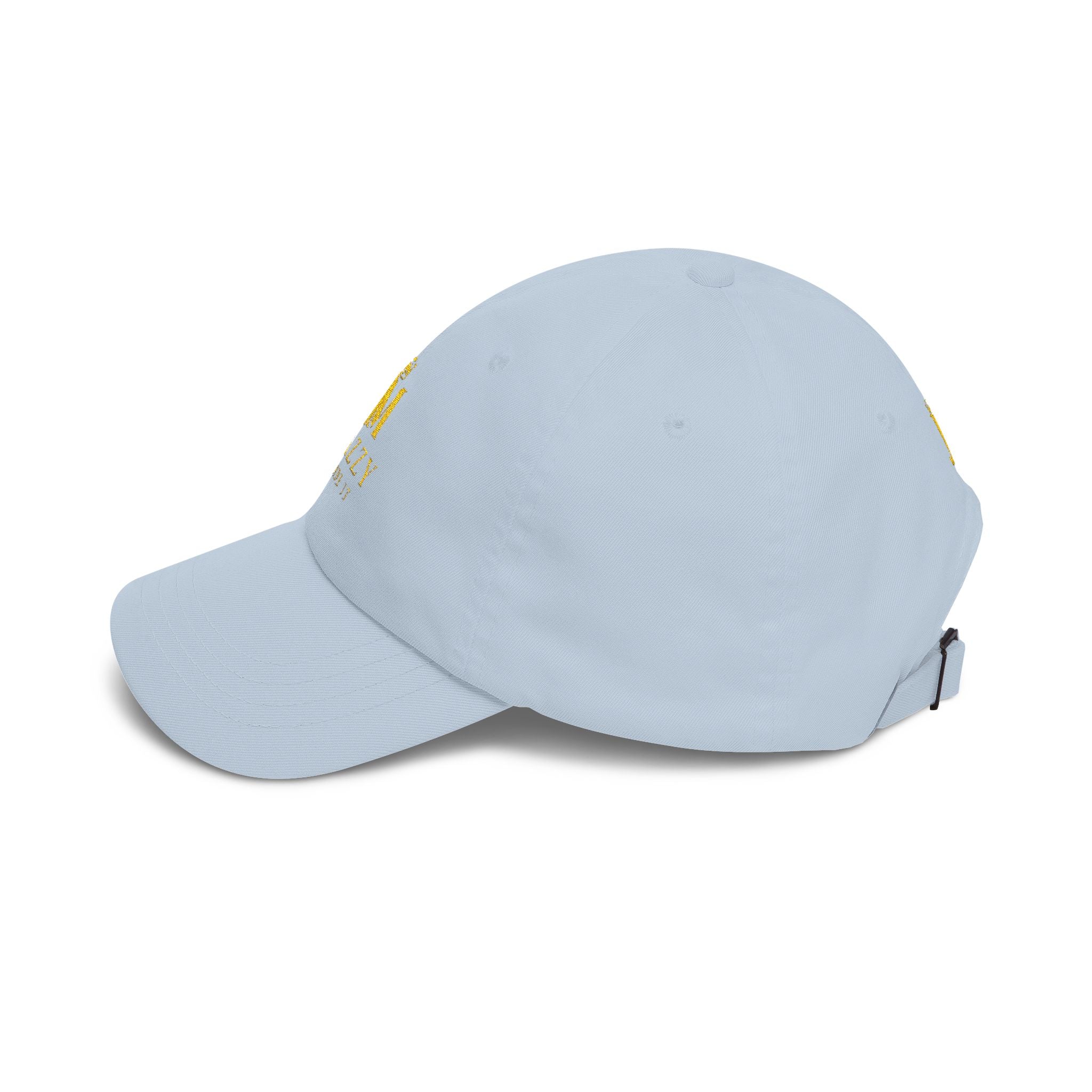 Jazzy Made It Dad Cap – Embroidered Gold Logo Baseball Hat