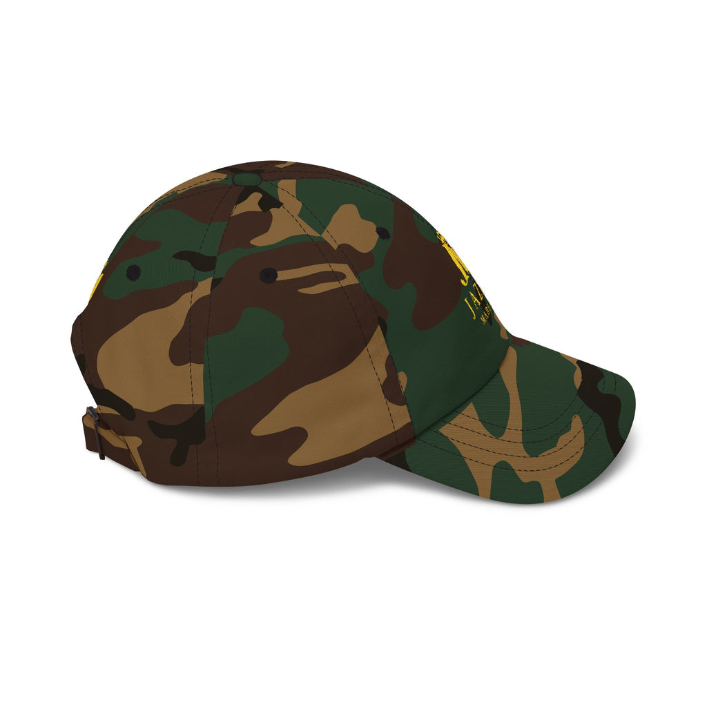 Jazzy Made It Dad Cap – Embroidered Gold Logo Baseball Hat