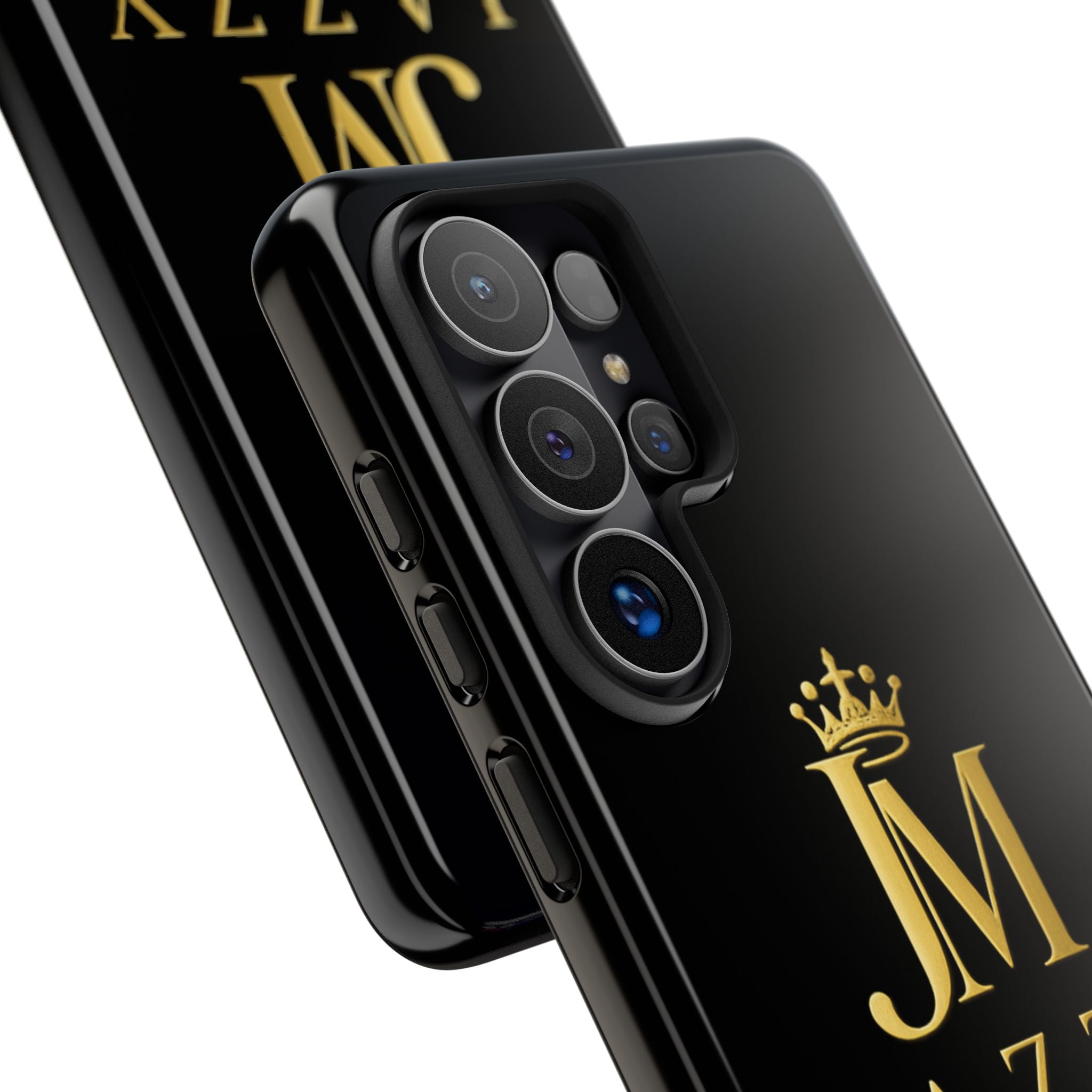 Phone Case — "Jazzy Made It" Black & Gold Tough Case