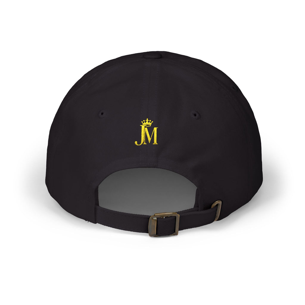 Jazzy Made It Dad Cap – Embroidered Gold Logo Baseball Hat