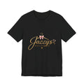 Boutique Logo Tee - "Jazzy's Boutique" Gold Script Women's Fashion T-Shirt