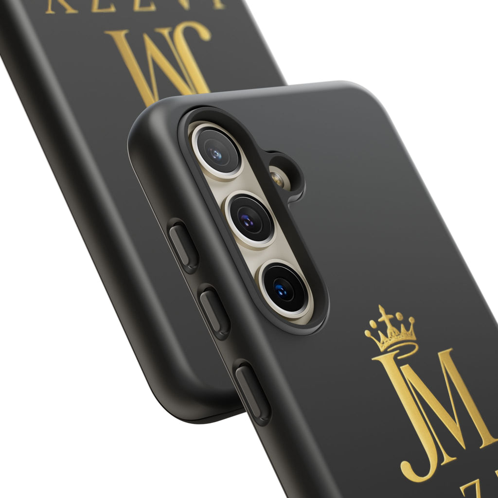 Phone Case — "Jazzy Made It" Black & Gold Tough Case