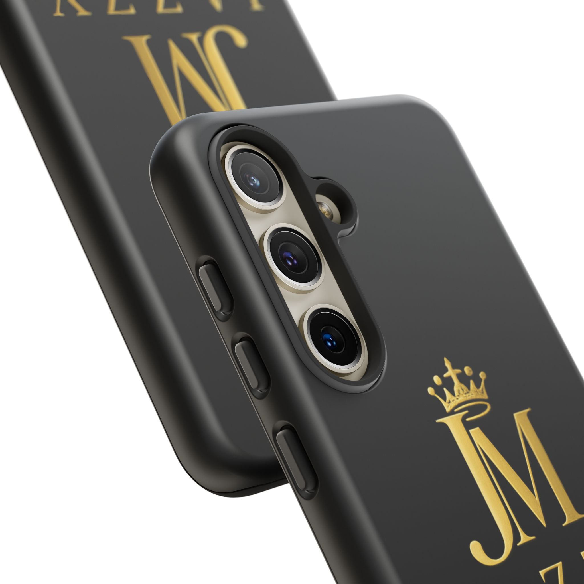Phone Case — "Jazzy Made It" Black & Gold Tough Case