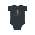 Infant Bodysuit - "Jazzy Made It" Gold Crown Baby Onesie