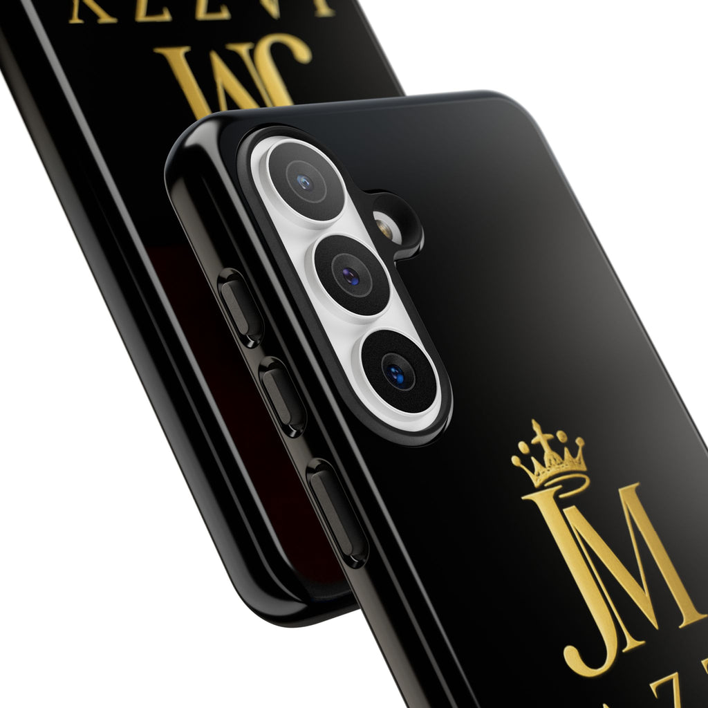 Phone Case — "Jazzy Made It" Black & Gold Tough Case