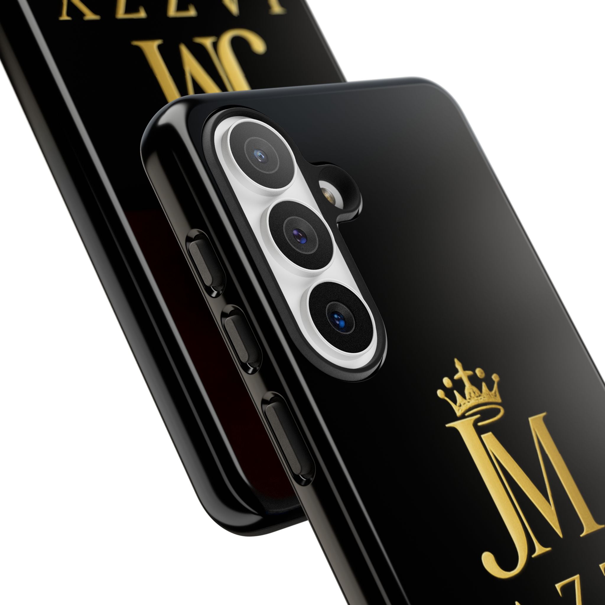 Phone Case — "Jazzy Made It" Black & Gold Tough Case