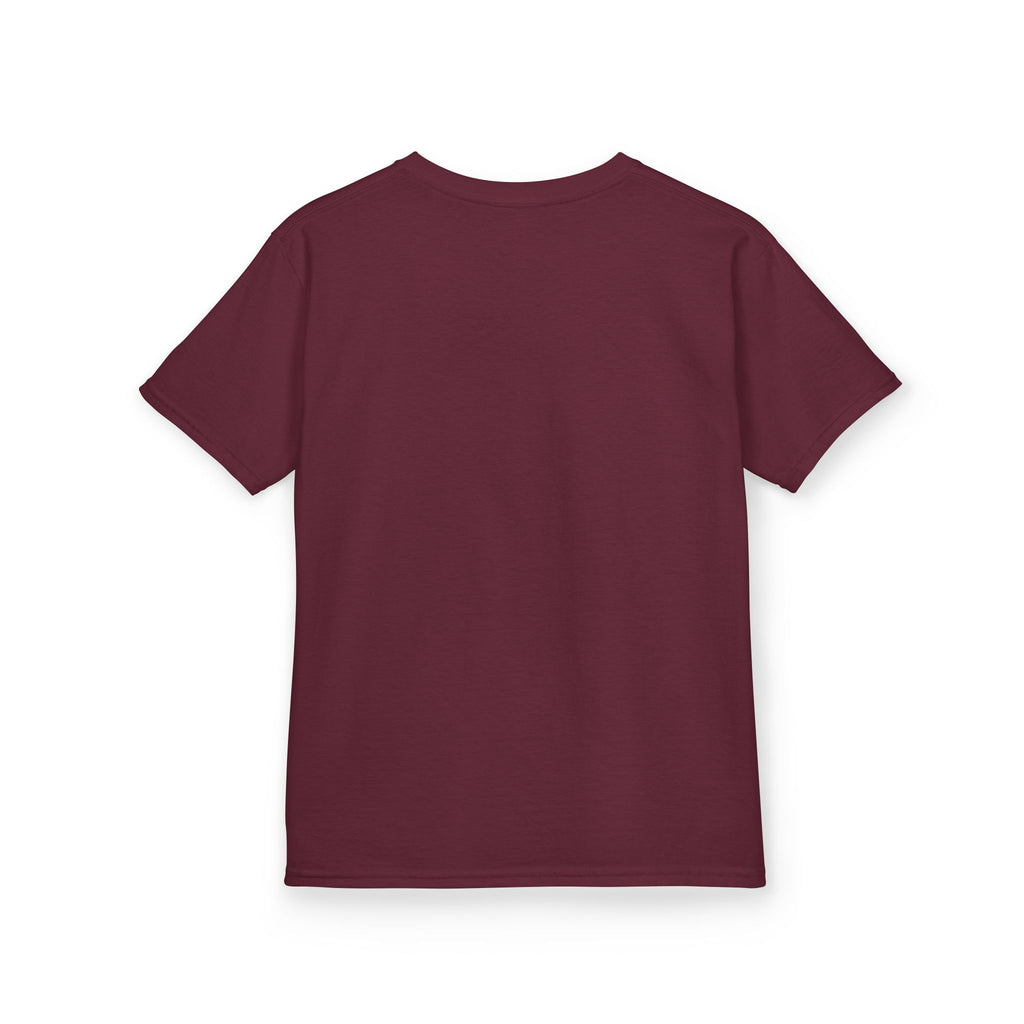 Kids Tee — Pink Initial 'M' with 'Jassy Made It' Gold Script