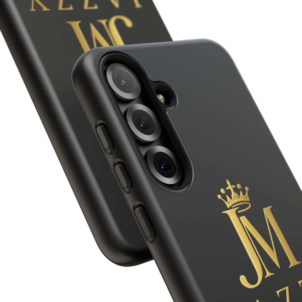 Phone Case — "Jazzy Made It" Black & Gold Tough Case