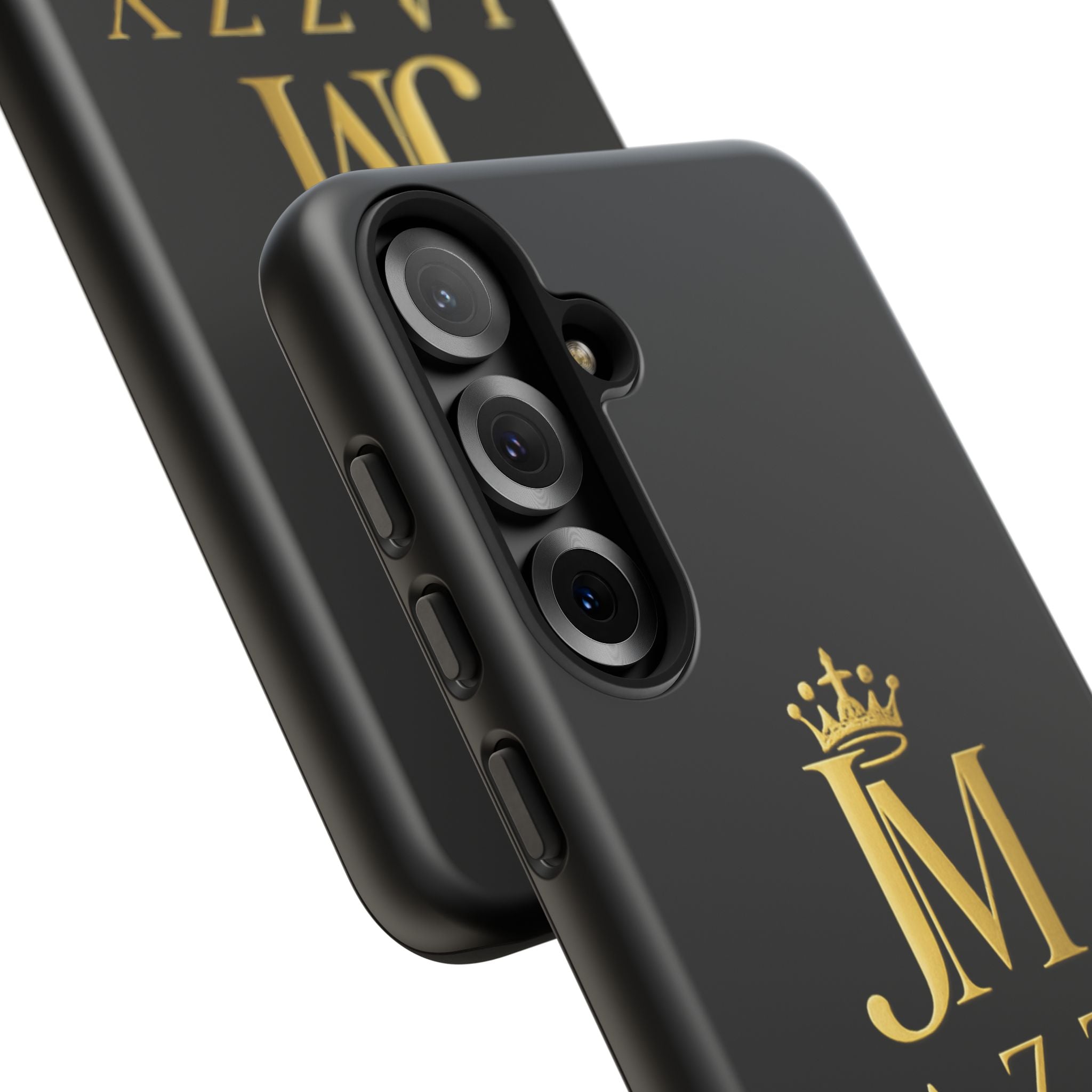 Phone Case — "Jazzy Made It" Black & Gold Tough Case