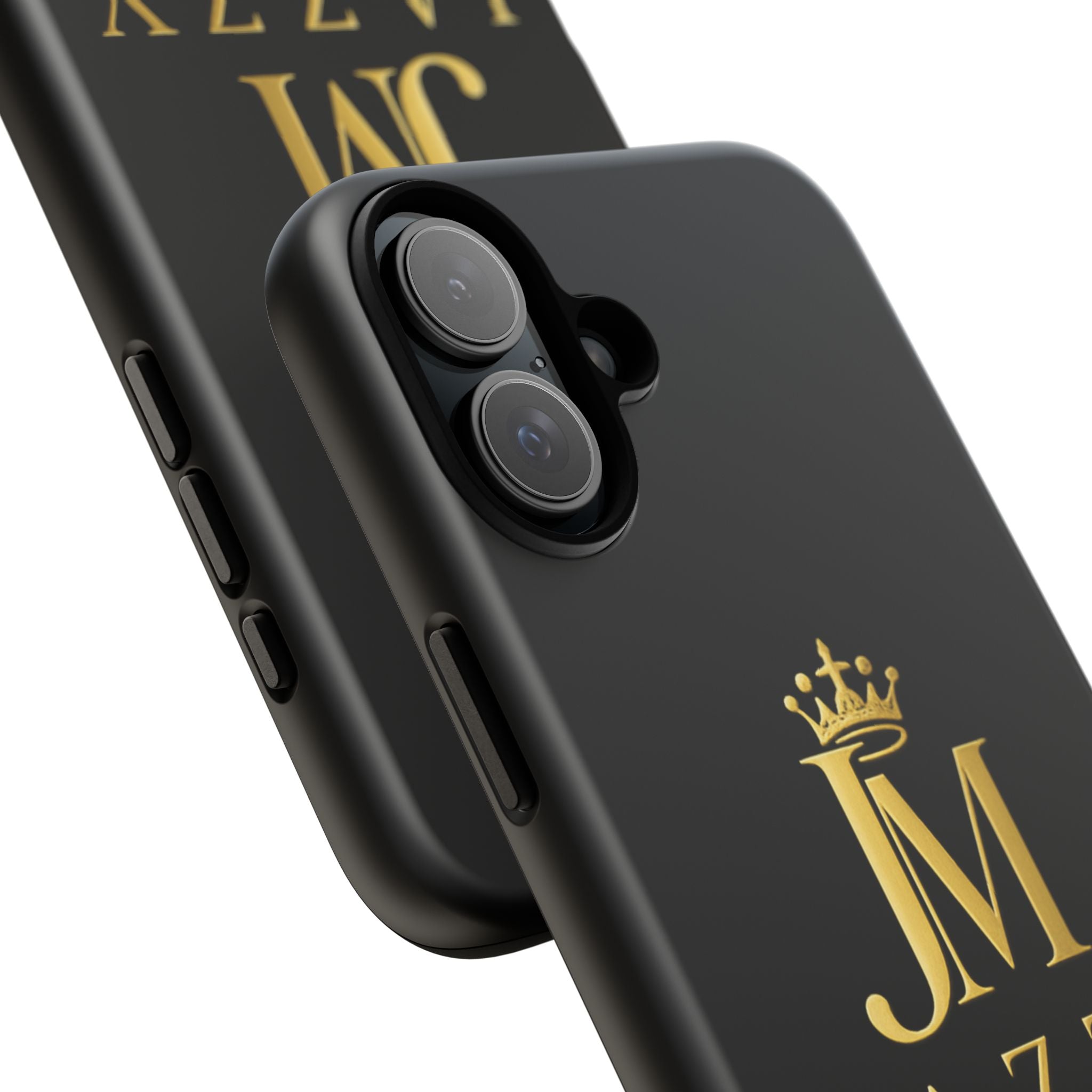 Phone Case — "Jazzy Made It" Black & Gold Tough Case