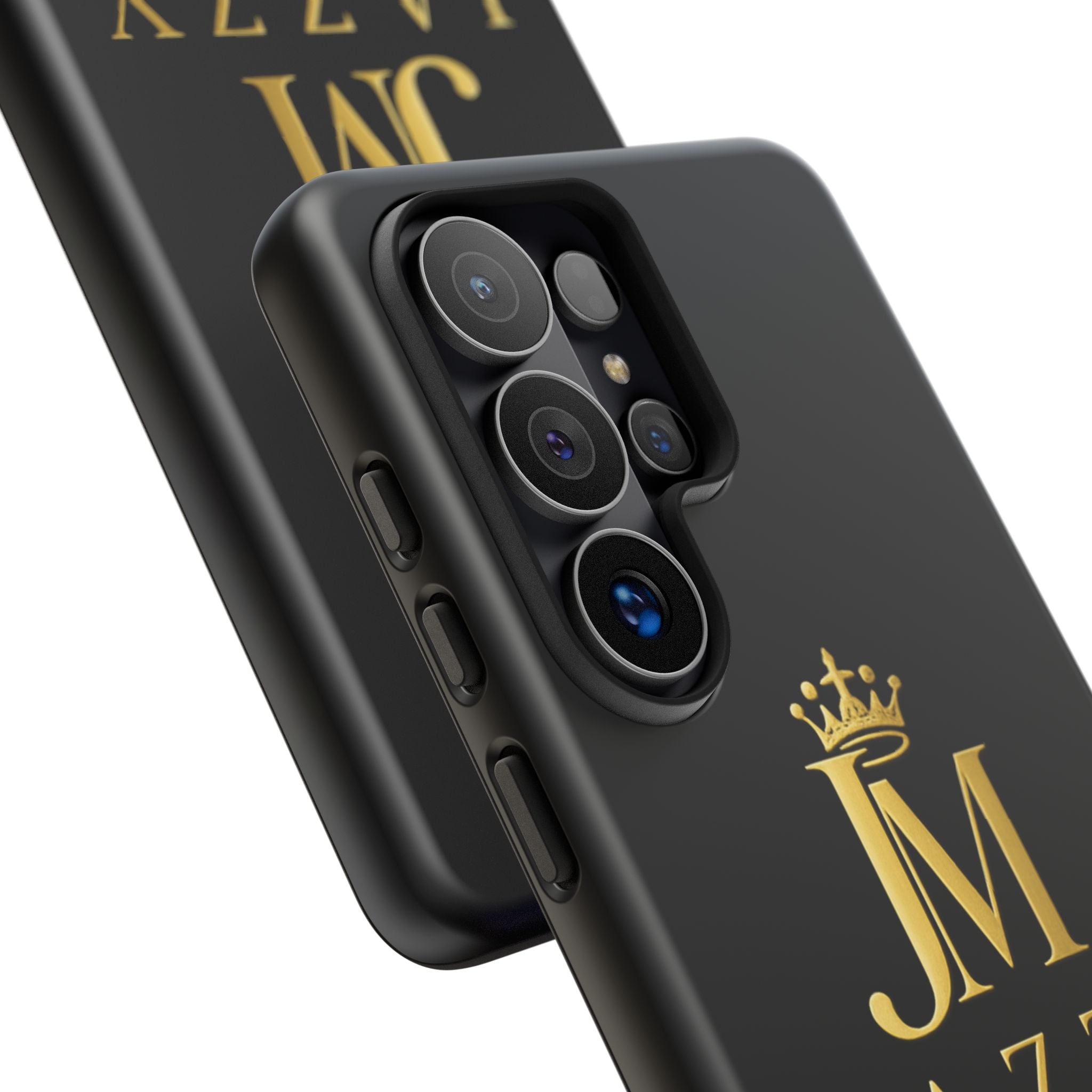 Phone Case — "Jazzy Made It" Black & Gold Tough Case
