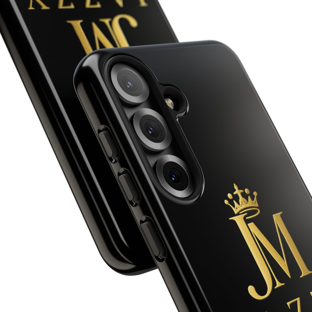 Phone Case — "Jazzy Made It" Black & Gold Tough Case