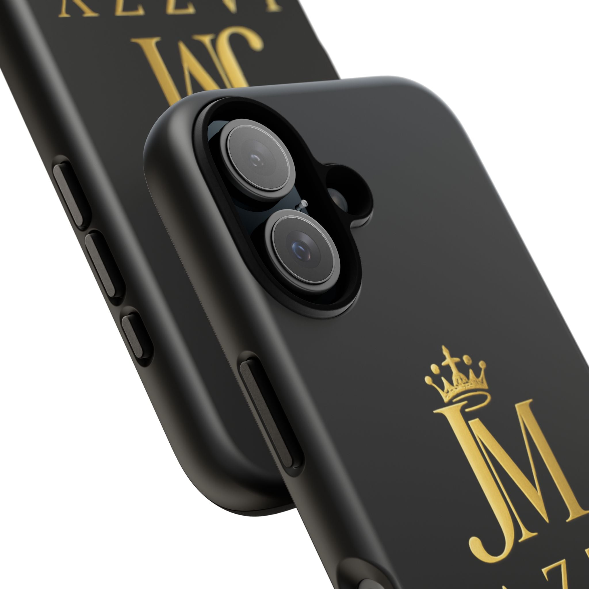 Phone Case — "Jazzy Made It" Black & Gold Tough Case