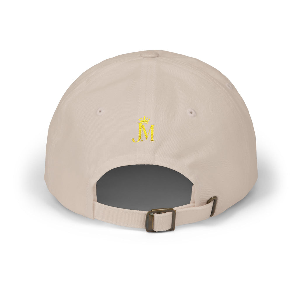 Jazzy Made It Dad Cap – Embroidered Gold Logo Baseball Hat