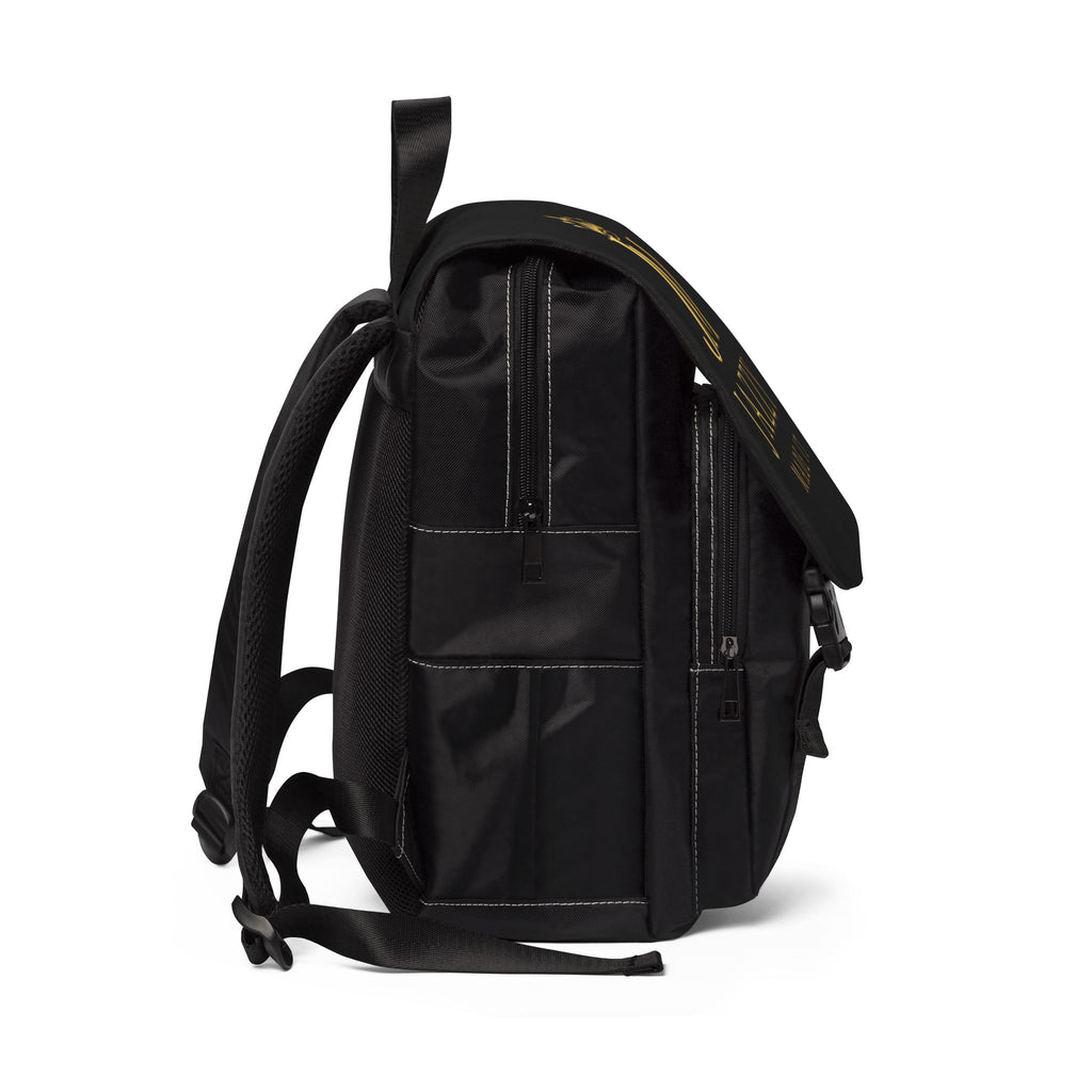Backpack — "Jazzy Made It" Gold Monogram Backpack