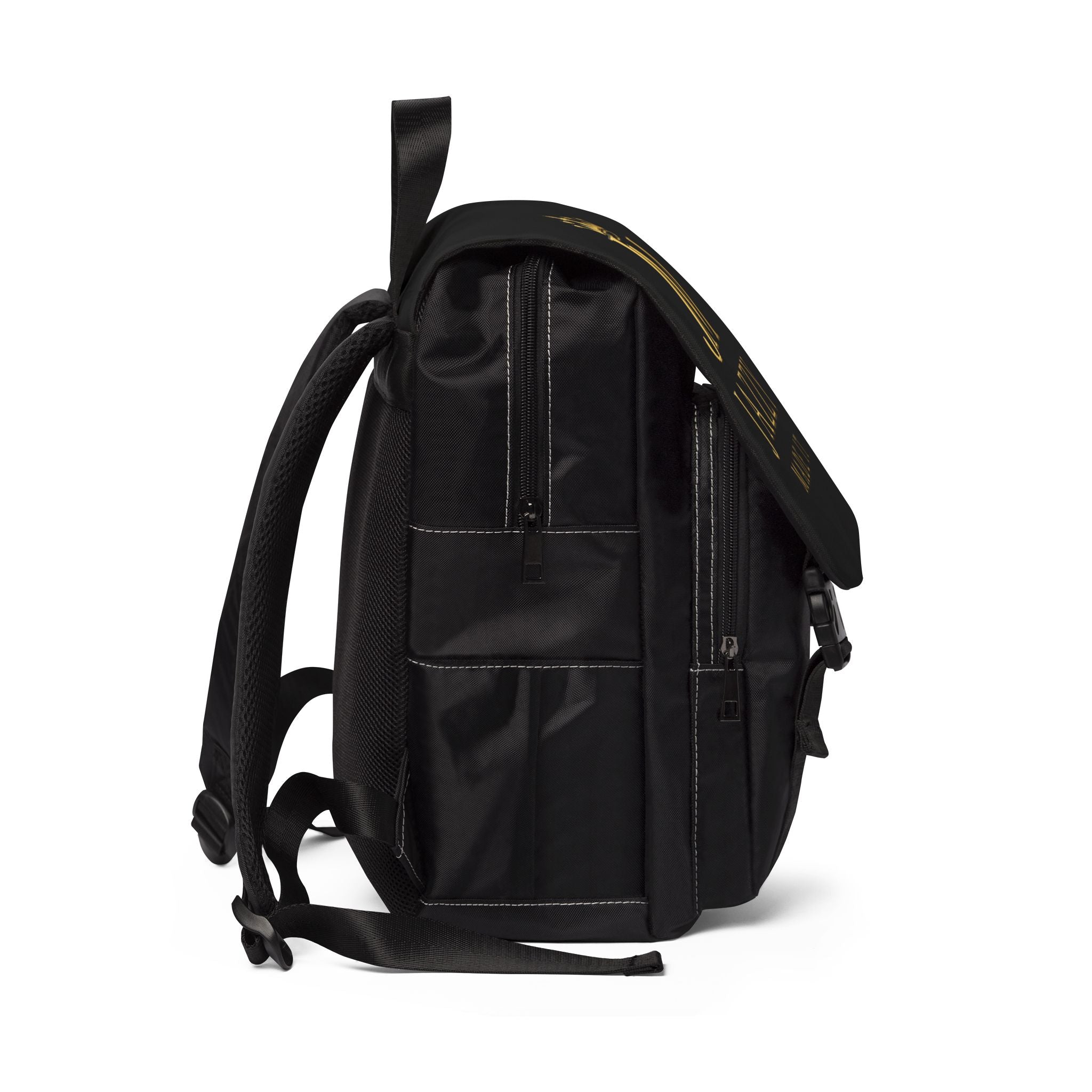 Backpack — "Jazzy Made It" Gold Monogram Backpack