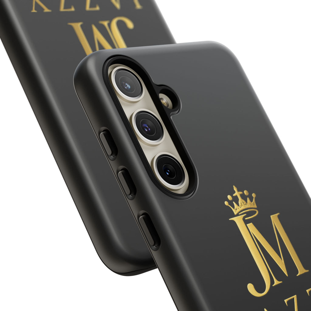 Phone Case — "Jazzy Made It" Black & Gold Tough Case