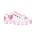 FabKids Kids Sneakers Boys Girls White Shoes Low Top Lace Up Footwear for Toddler Little Kid Big Kid