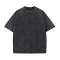 Pure Cotton Washed Distressed Loose T-Shirt
