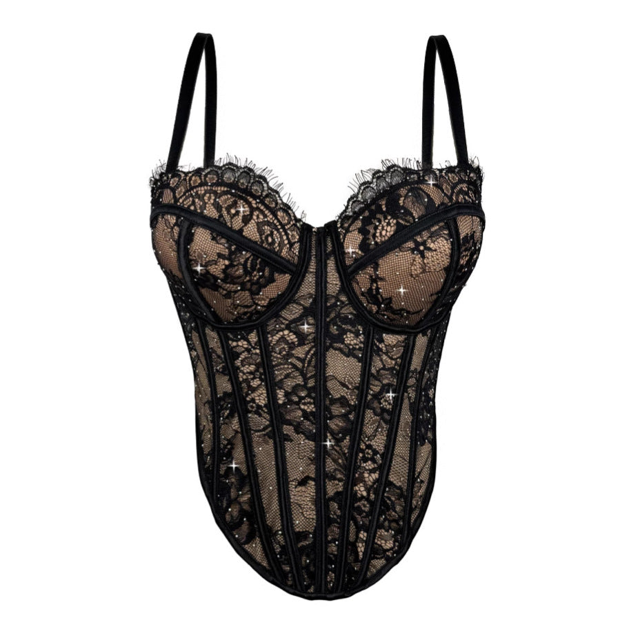 Sexy Lace Camisole Women Shaped Corset Tube Top