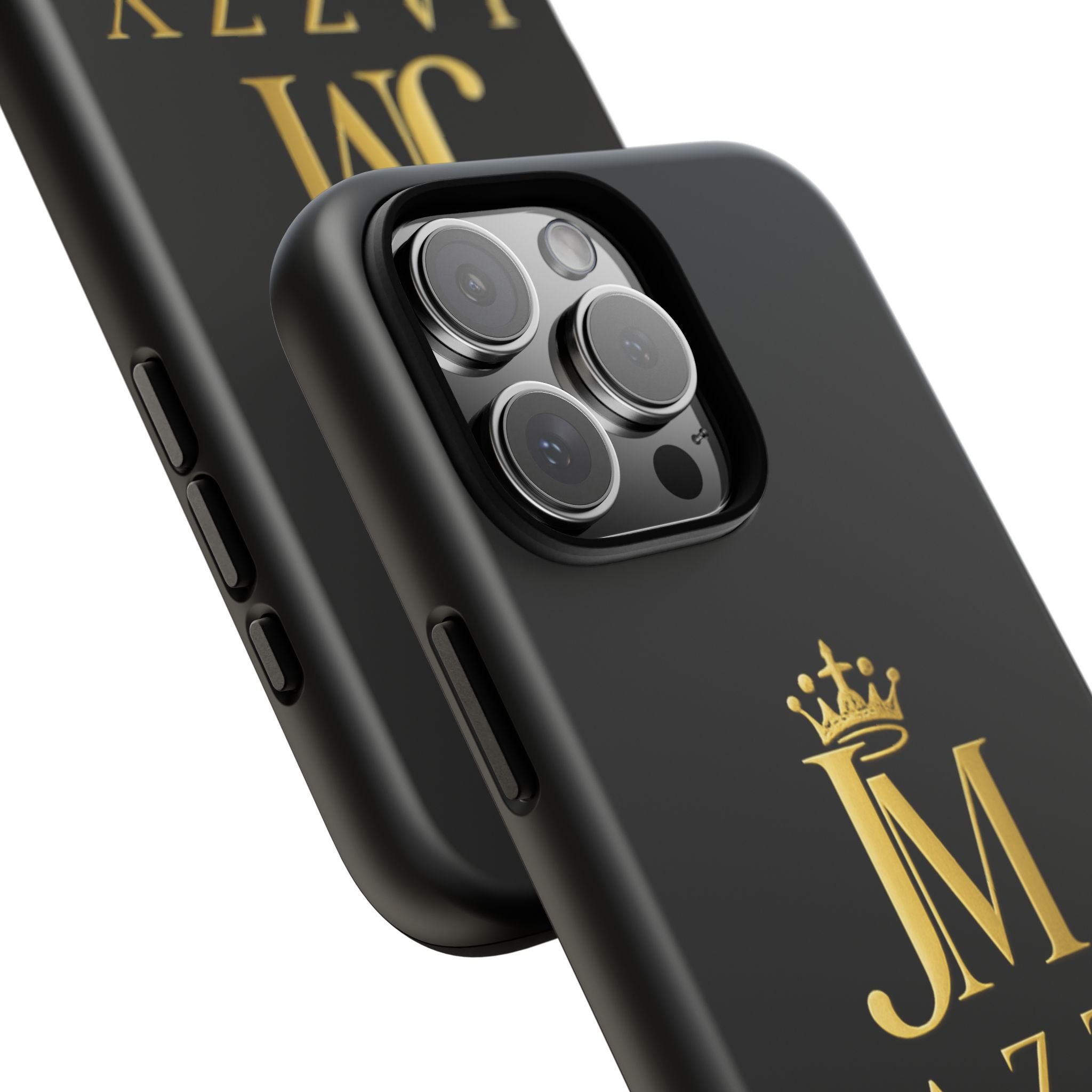 Phone Case — "Jazzy Made It" Black & Gold Tough Case