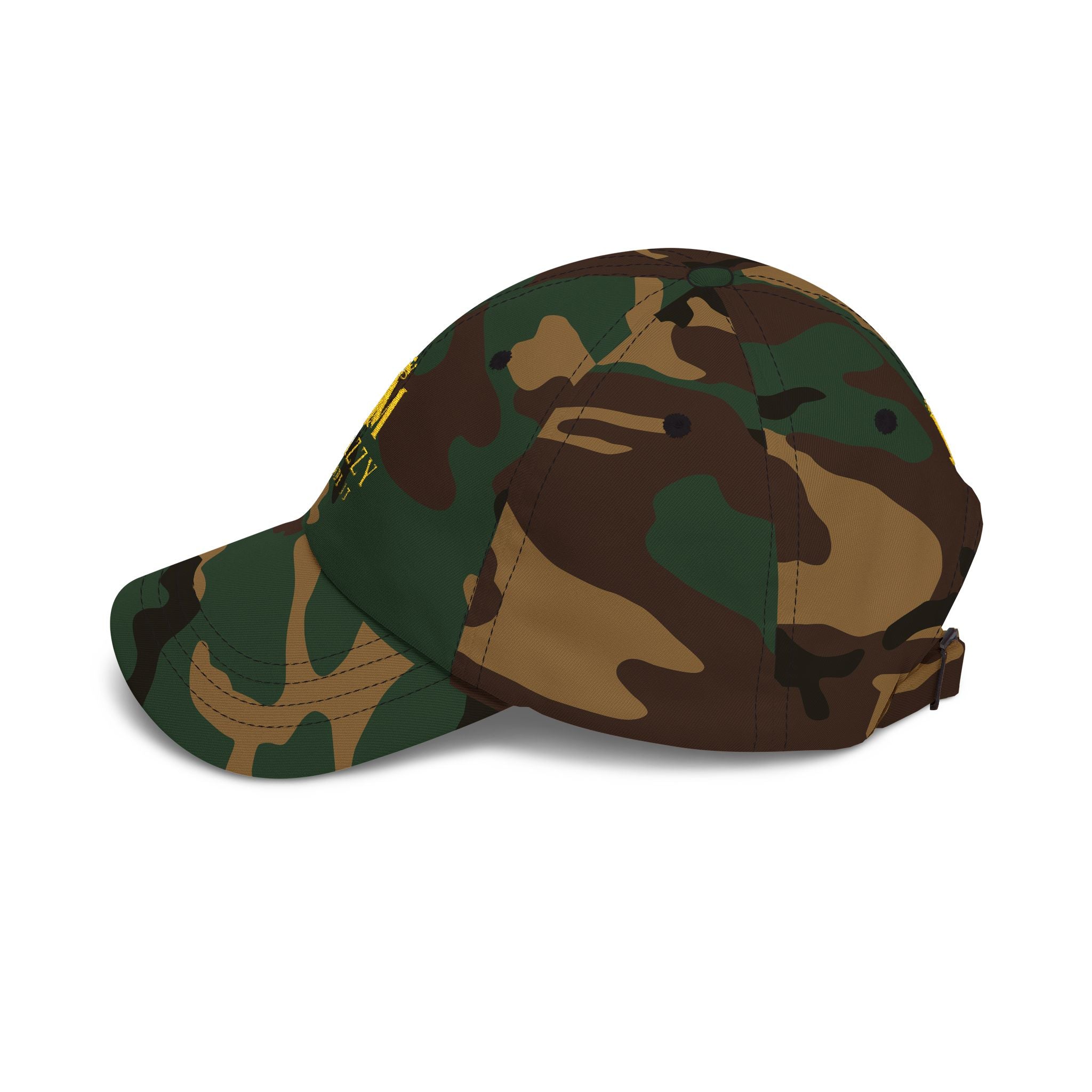 Jazzy Made It Dad Cap – Embroidered Gold Logo Baseball Hat