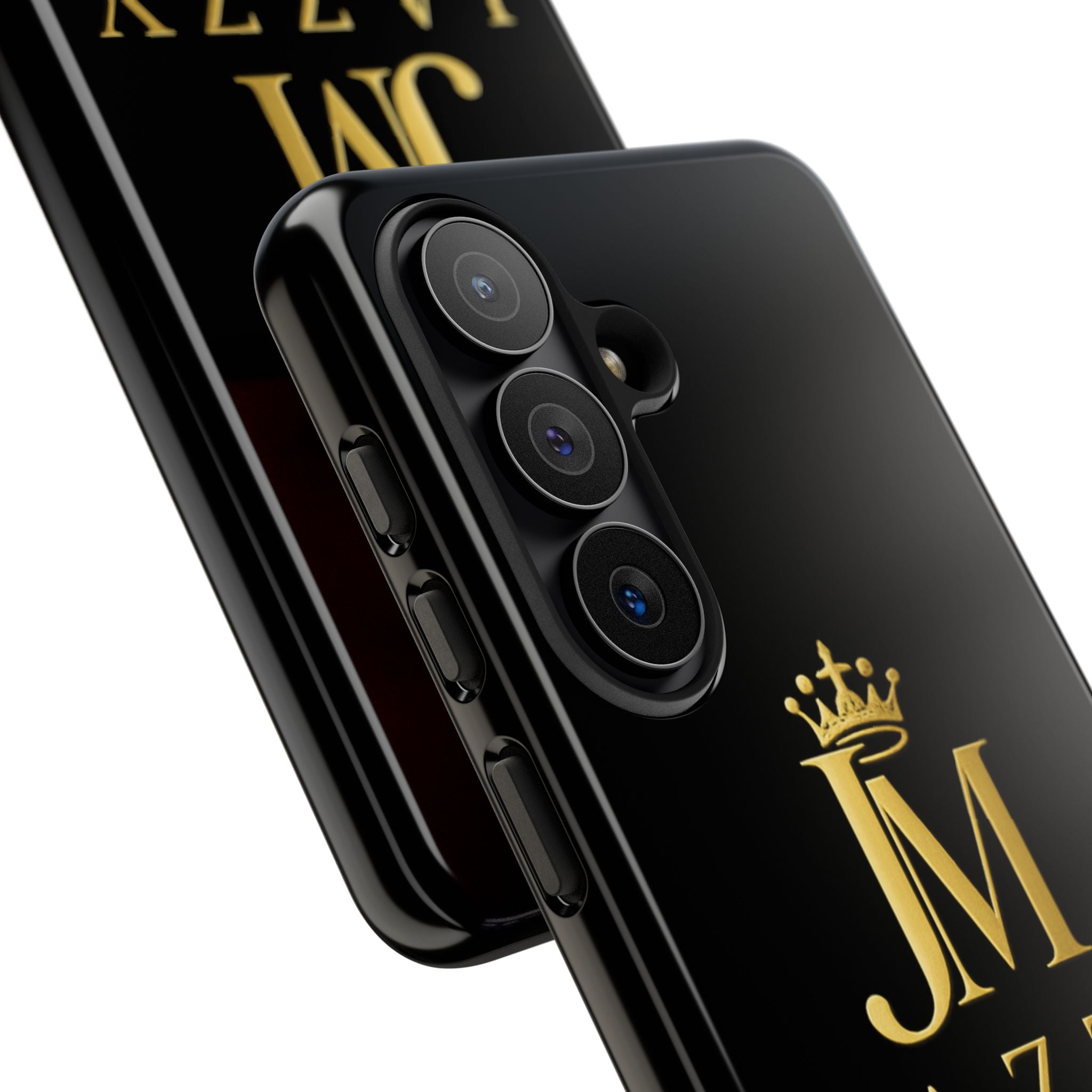 Phone Case — "Jazzy Made It" Black & Gold Tough Case