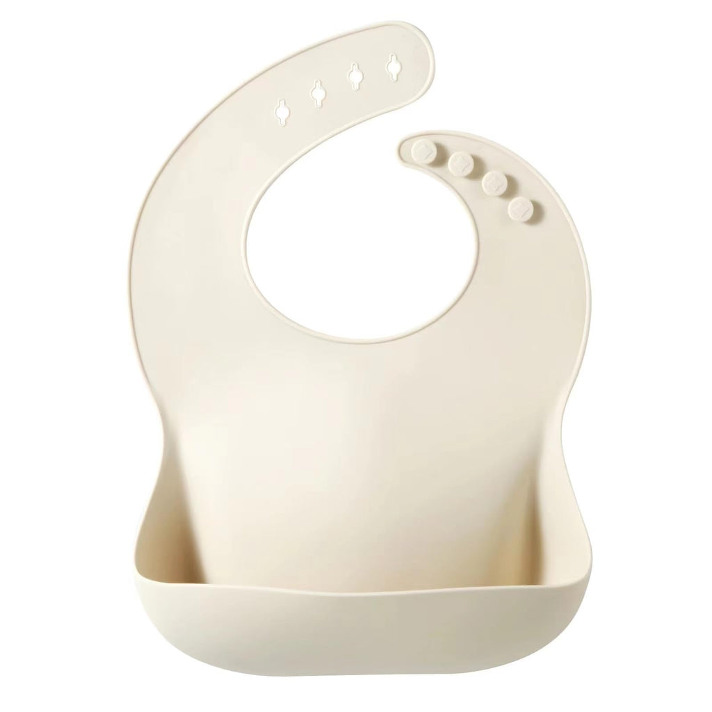 PandaEar Set of 3 Silicone Baby Bibs Waterproof, Soft, Unisex, 10-72 Months