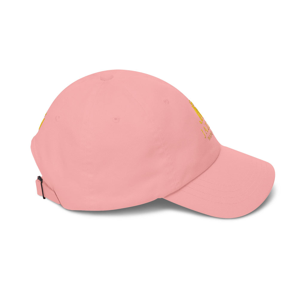 Jazzy Made It Dad Cap – Embroidered Gold Logo Baseball Hat
