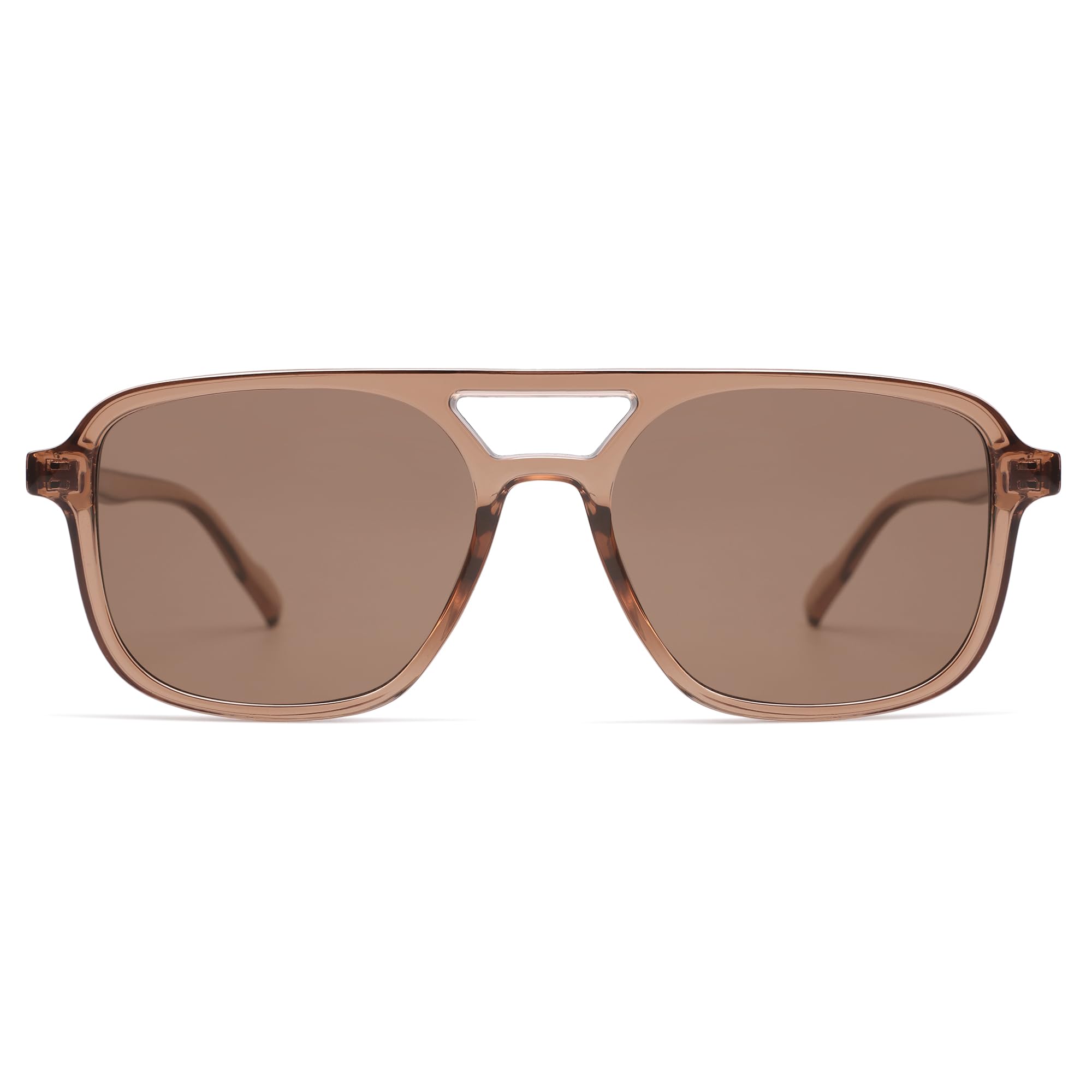 SOJOS Retro Aviator Sunglasses for Women Men,Trendy Rectangle Womens Mens Shades Sun Glasses SJ2202