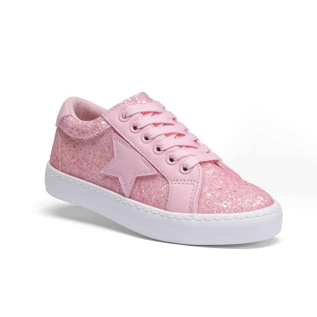 FabKids Kids Sneakers Boys Girls White Shoes Low Top Lace Up Footwear for Toddler Little Kid Big Kid