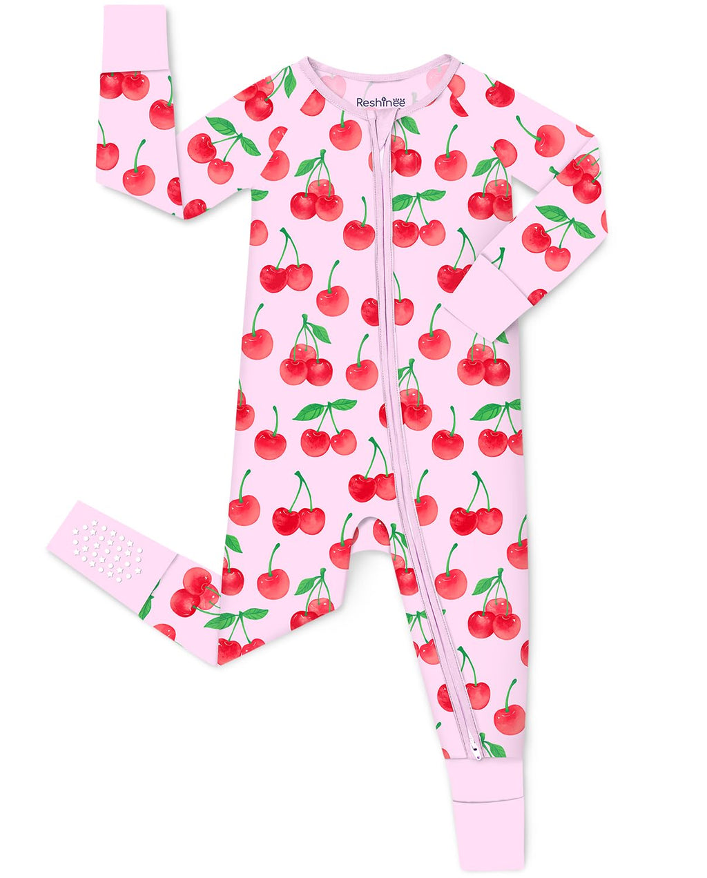 babee Reshinee Bamboo Viscose Baby Footie Pajama, Zipper Pajamas for Baby Boys & Baby Girls 0-24M