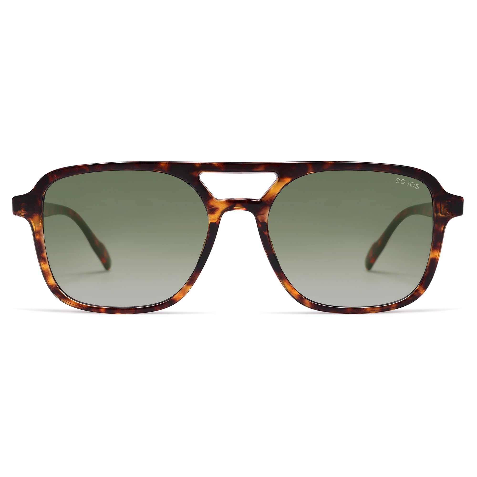 SOJOS Retro Aviator Sunglasses for Women Men,Trendy Rectangle Womens Mens Shades Sun Glasses SJ2202