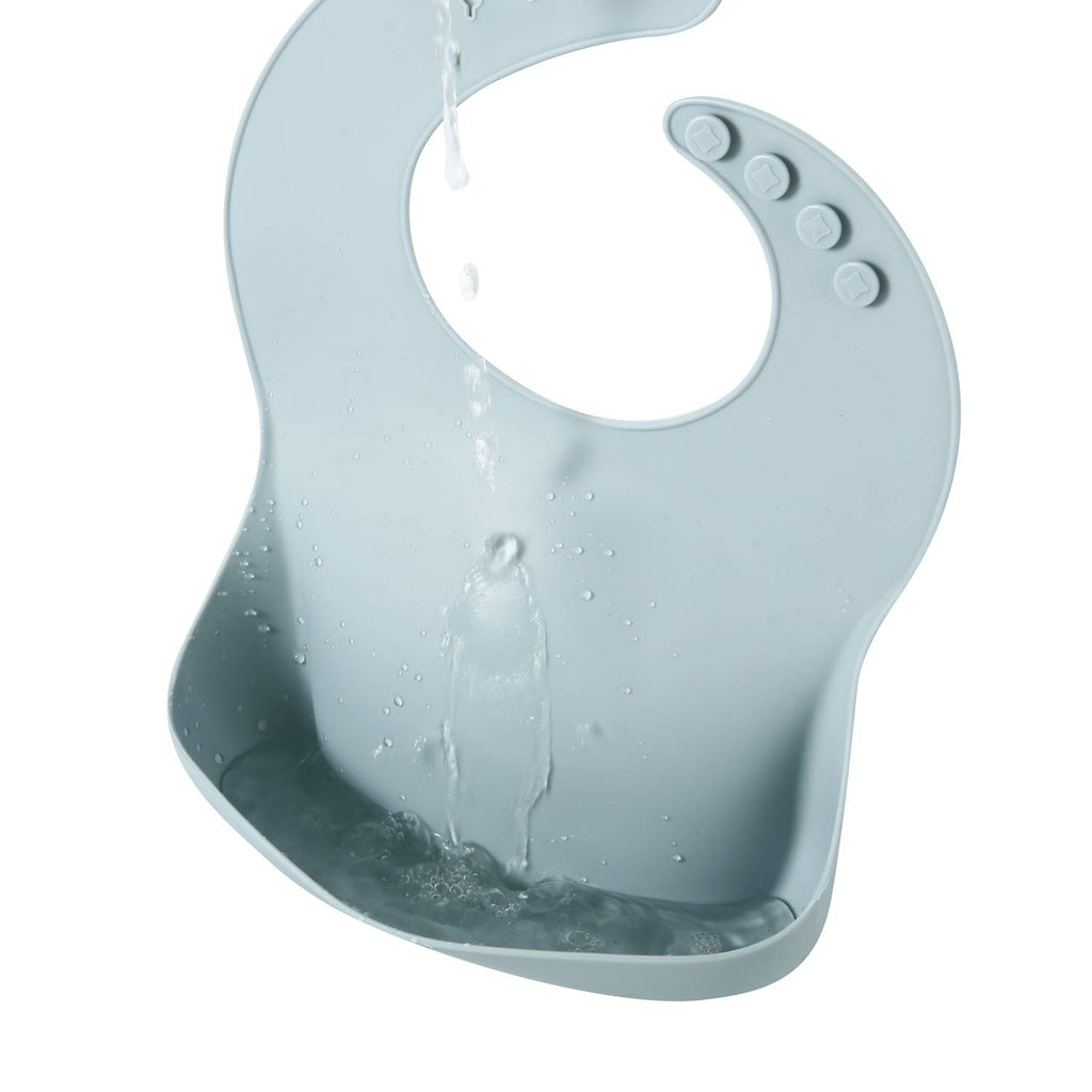 PandaEar Set of 3 Silicone Baby Bibs Waterproof, Soft, Unisex, 10-72 Months