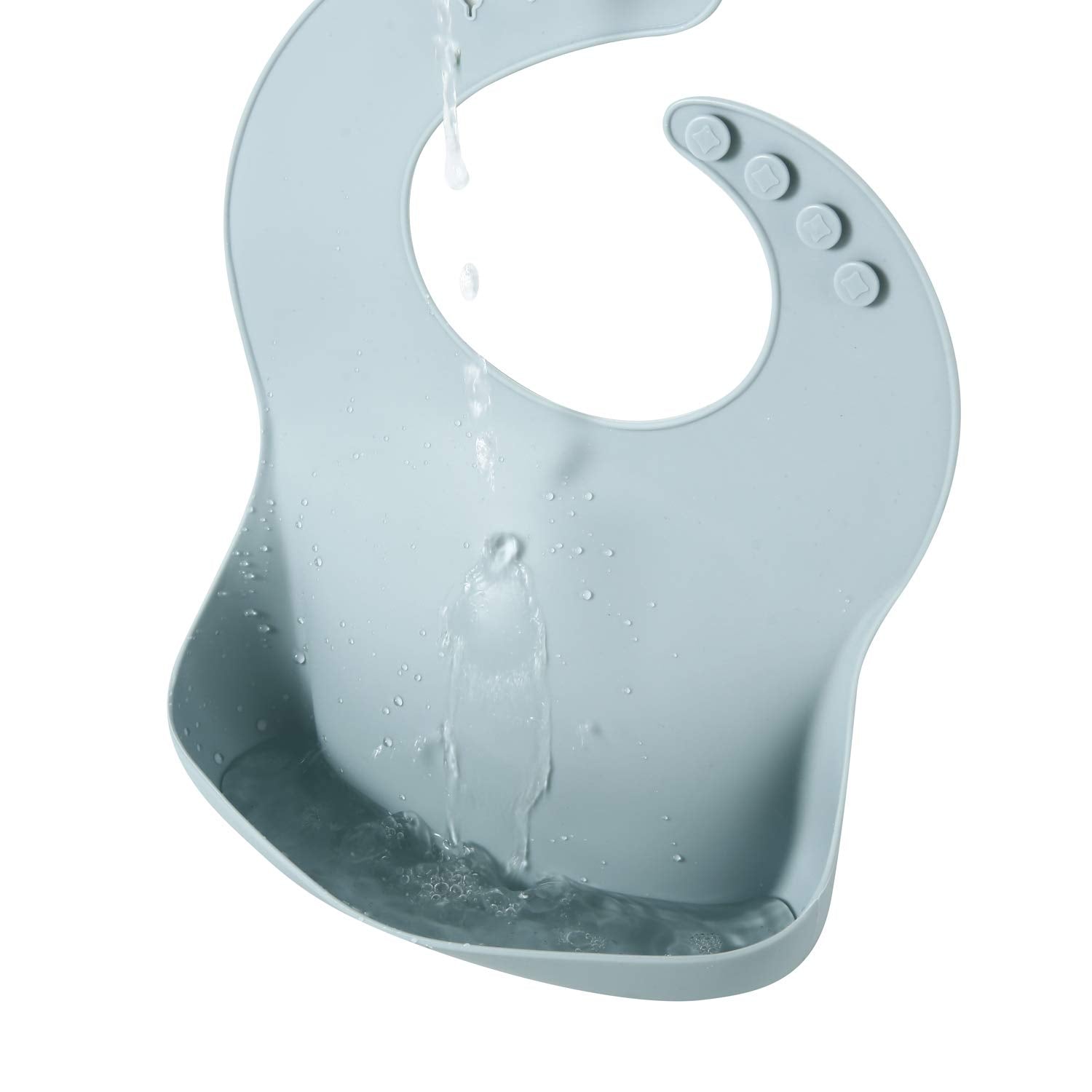 PandaEar Set of 3 Silicone Baby Bibs Waterproof, Soft, Unisex, 10-72 Months