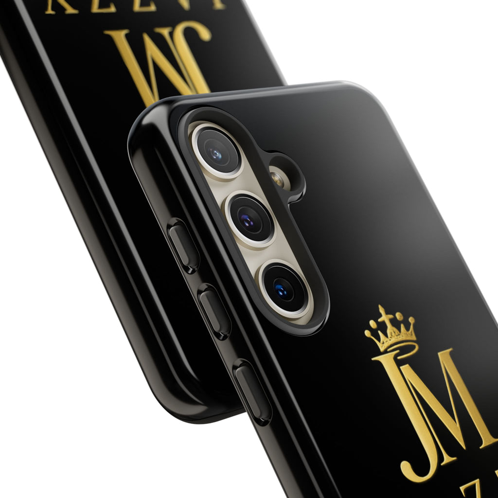 Phone Case — "Jazzy Made It" Black & Gold Tough Case