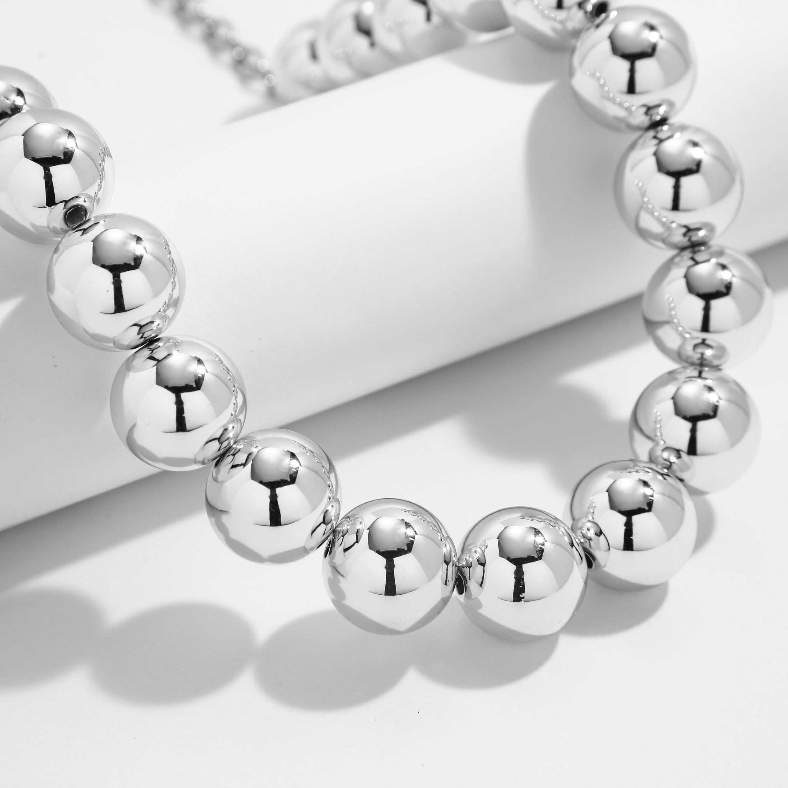 LILIE&WHITE Colorful Chunky Bead Necklaces For Women Trendy Boho Collar Statement Necklace Choker Summer Beach Jewelry Birthday Gift For Her