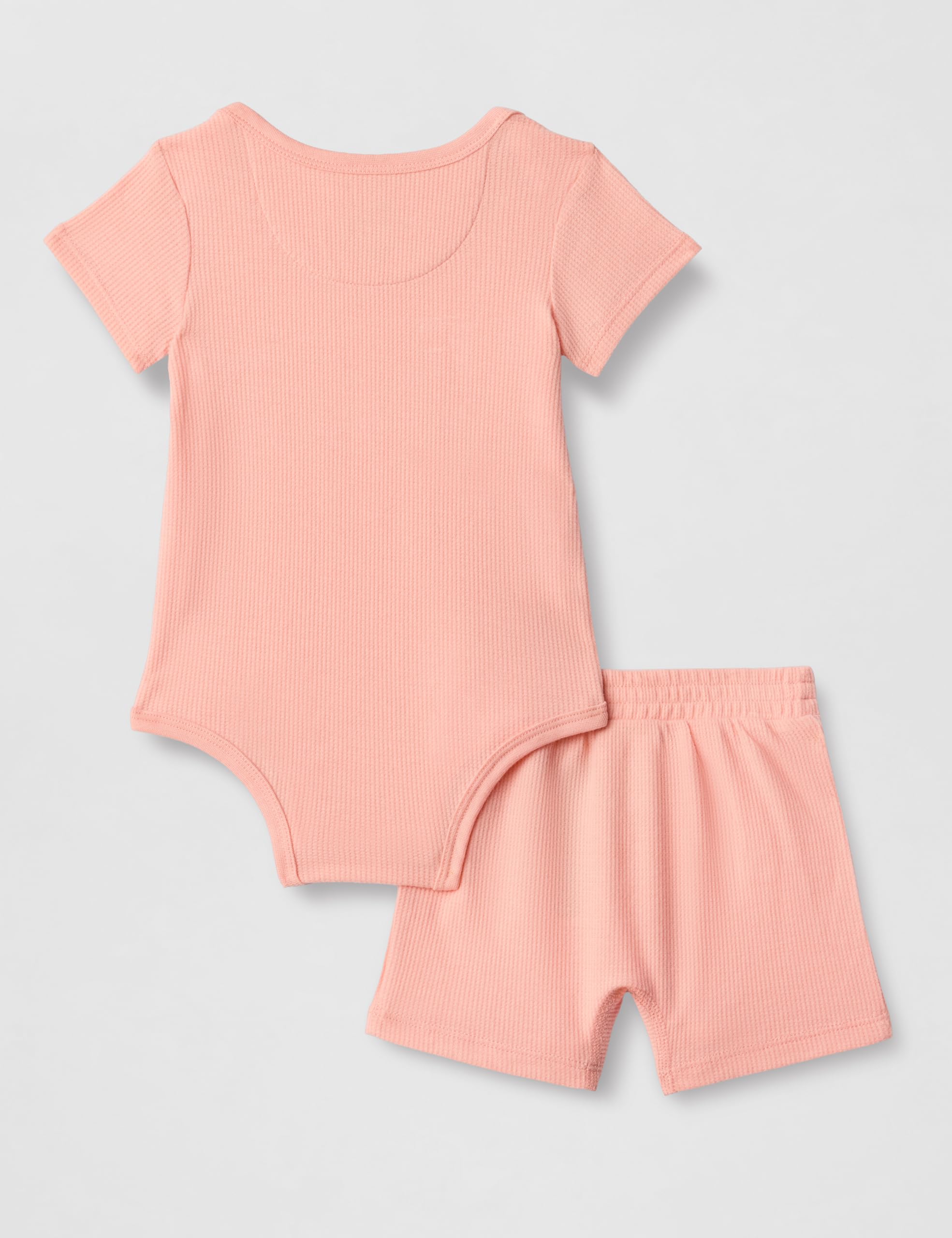 Nike Baby Waffle Knit Viscose Bodysuit and Short Set