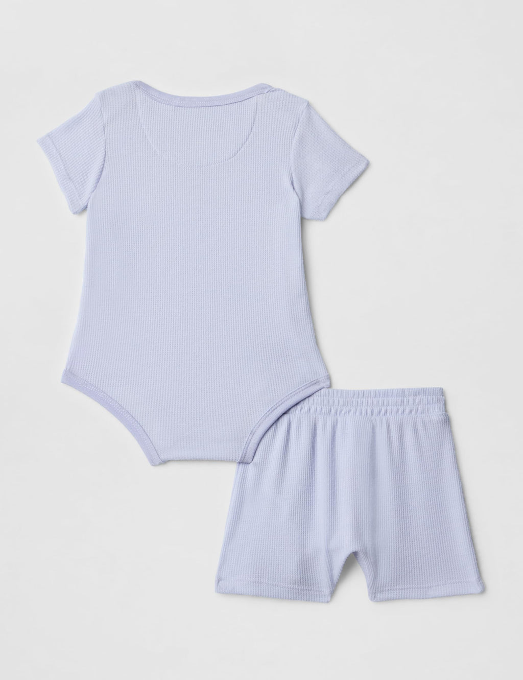 Nike Baby Waffle Knit Viscose Bodysuit and Short Set