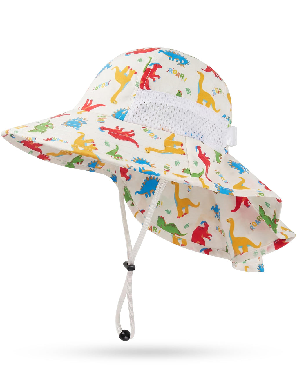 Toddler Baby Sun Hat Kids Summer Beach Essentials Adjustable Beach Hats with Bucket Wide Brim for Boys Girls Age 0-14 Years