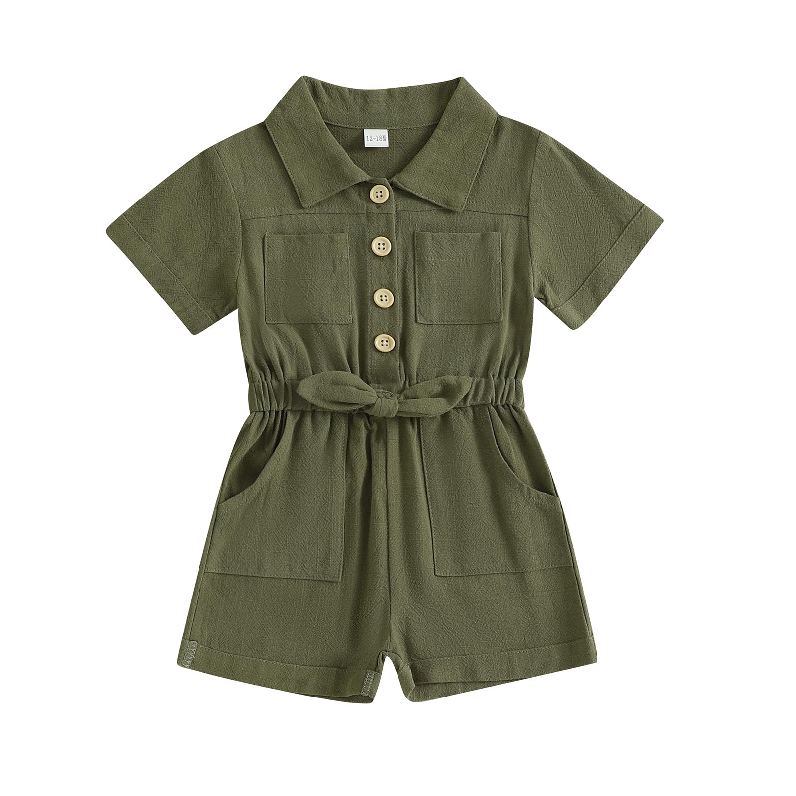 Summer Toddler Girl Jumpsuit Shorts Little Girl Overalls Clothes Baby Jean Romper Jumpsuit One Piece Outfit