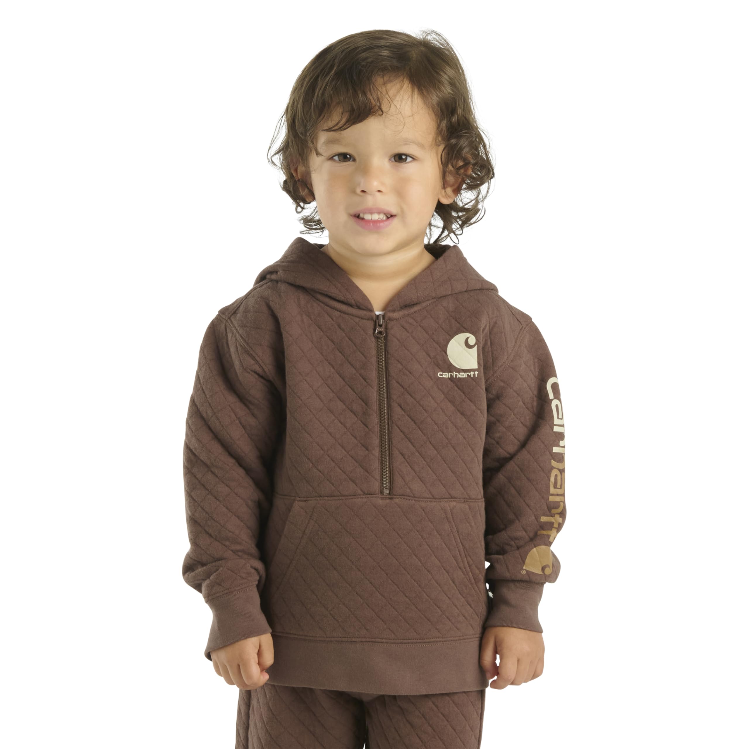 Carhartt Kid's CA6273 Long-Sleeve Half-Zip Sweatshirt - Boys