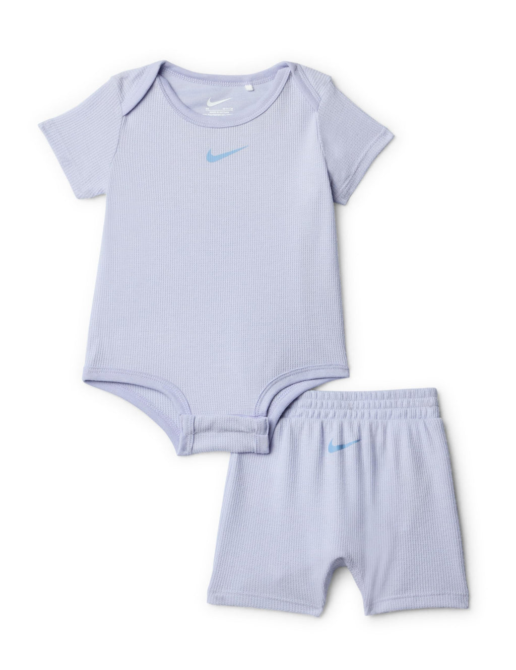 Nike Baby Waffle Knit Viscose Bodysuit and Short Set