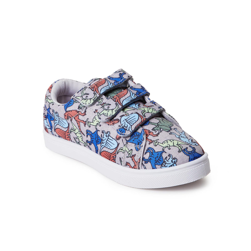 FabKids Kids Sneakers Boys Girls White Shoes Low Top Lace Up Footwear for Toddler Little Kid Big Kid