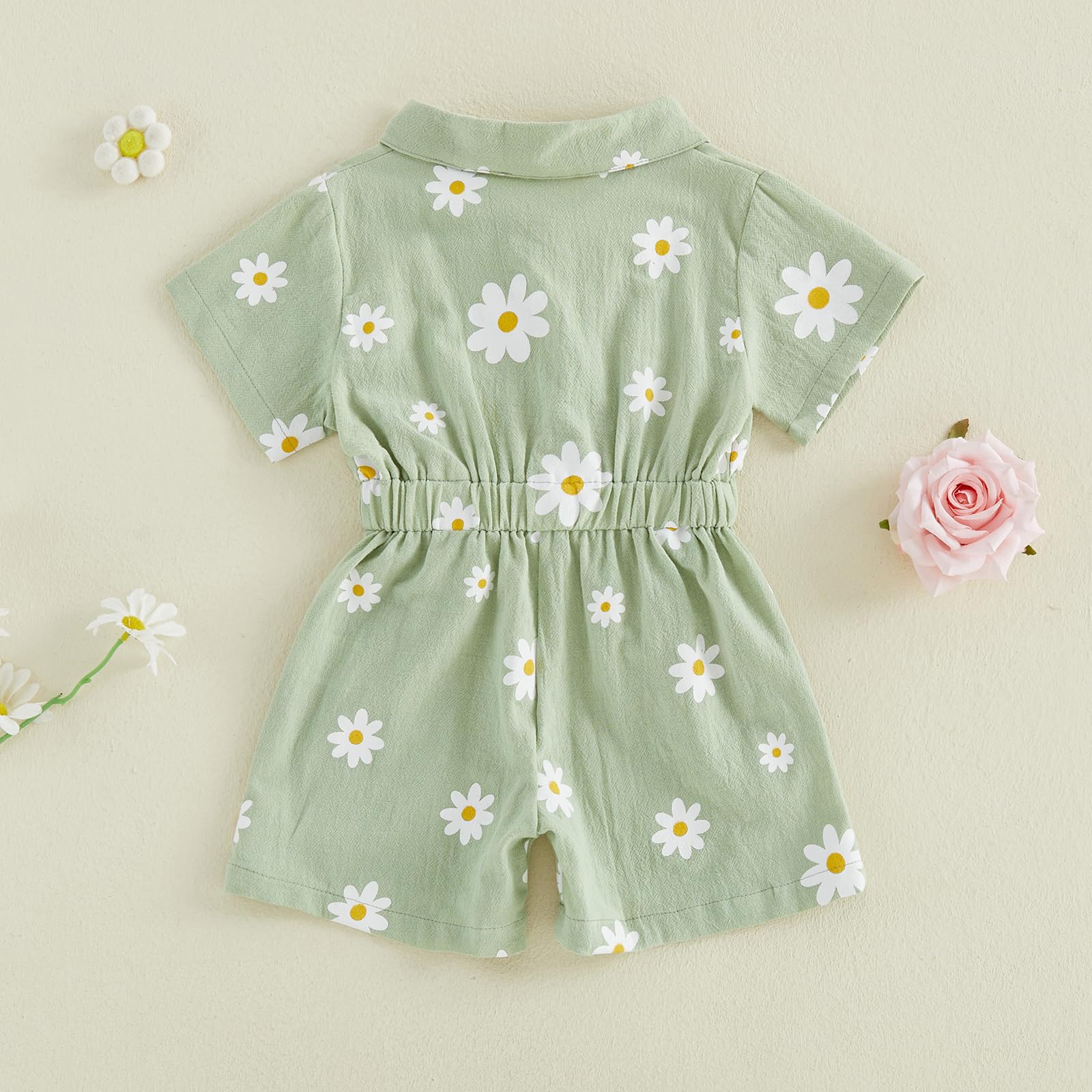 Summer Toddler Girl Jumpsuit Shorts Little Girl Overalls Clothes Baby Jean Romper Jumpsuit One Piece Outfit