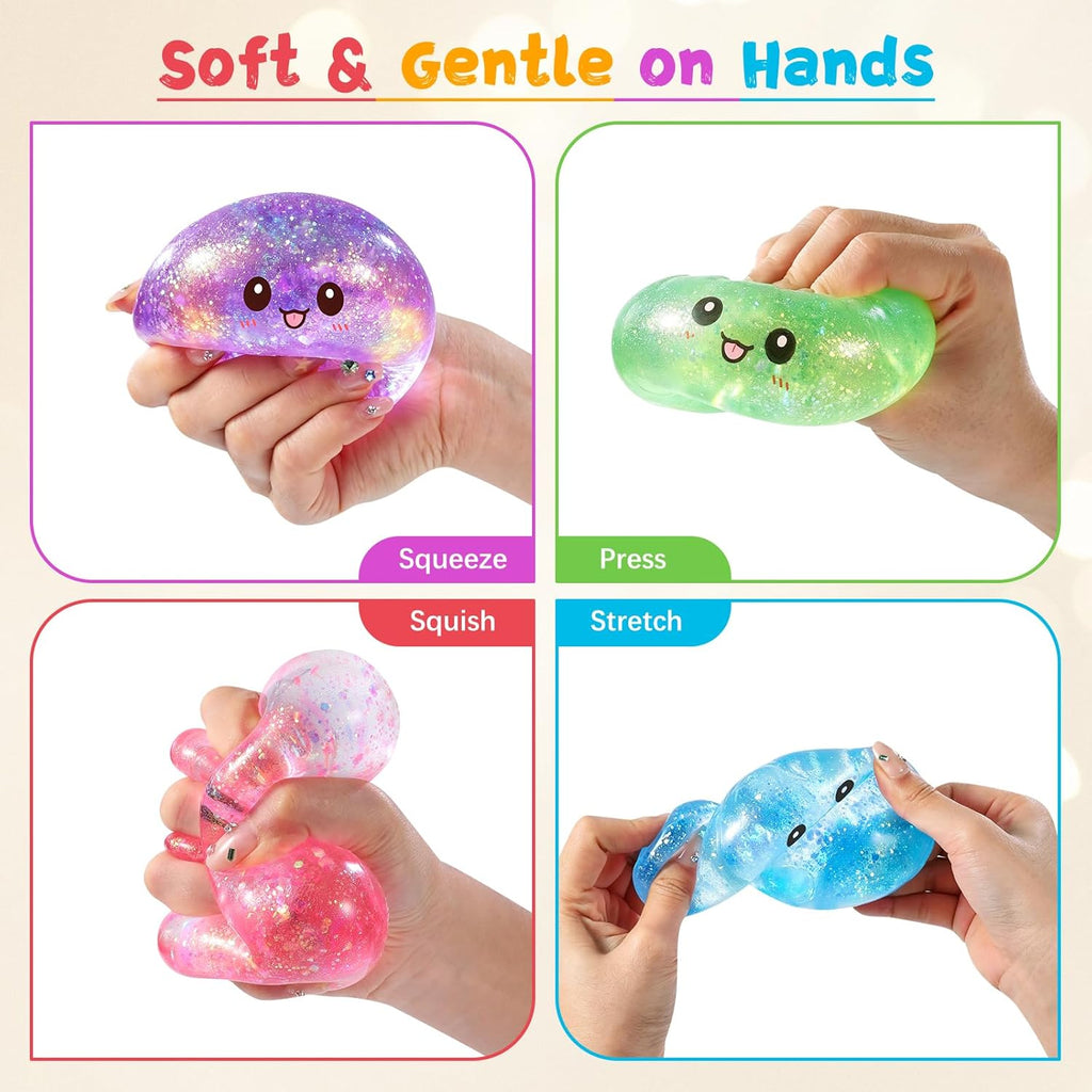 Sugar Dumpling Squishy,Viral Bao Bun Squishy Dumling Mystery Box,Stress Relief Fidget Squeeze Toy for Holiday & Birthday Gifts (Pink)