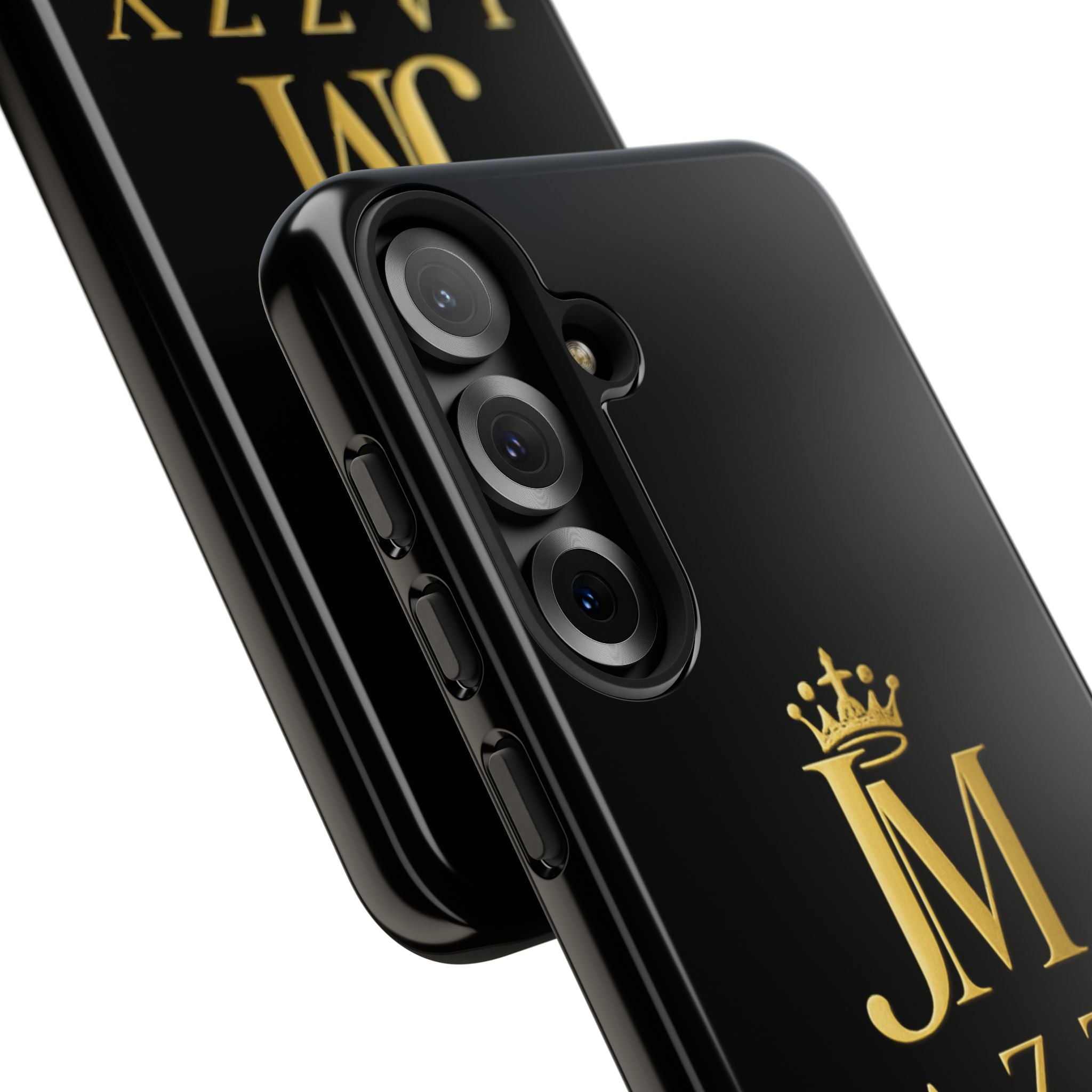 Phone Case — "Jazzy Made It" Black & Gold Tough Case