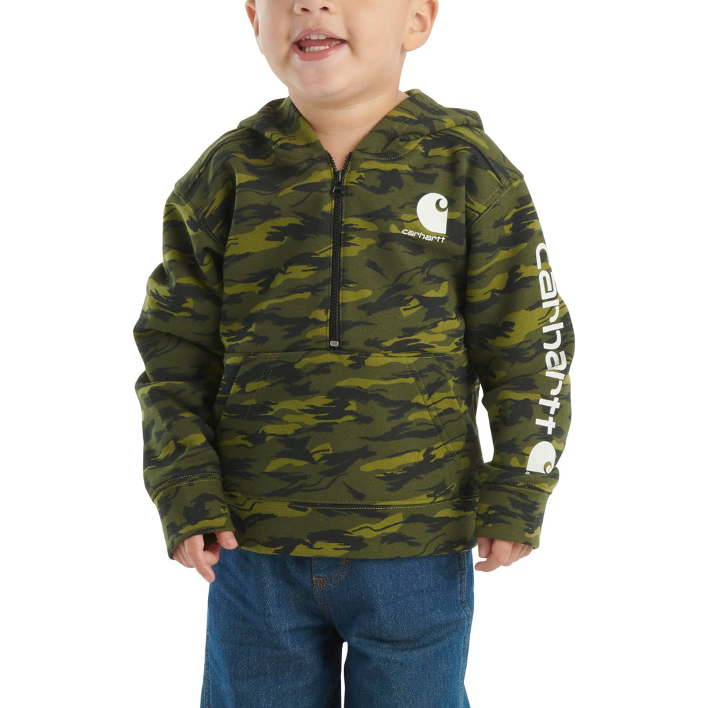 Carhartt Kid's CA6273 Long-Sleeve Half-Zip Sweatshirt - Boys