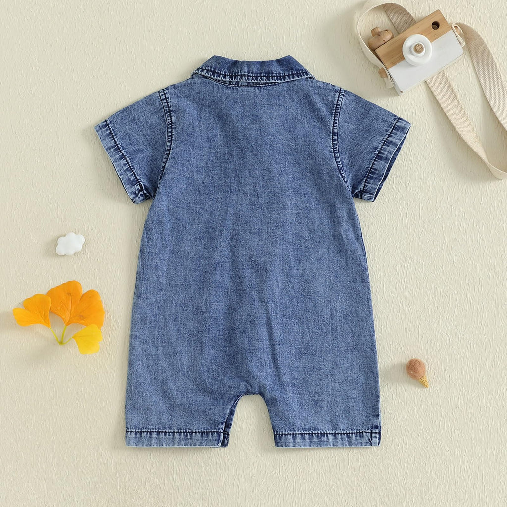 Summer Toddler Girl Jumpsuit Shorts Little Girl Overalls Clothes Baby Jean Romper Jumpsuit One Piece Outfit